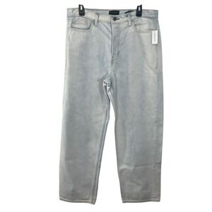 NWT Banana Republic Mid Rise Loose Stovepipe Jeans Light Wash Denim Size 30